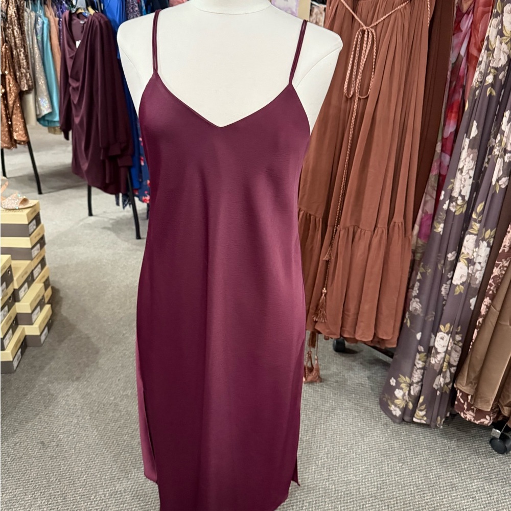 Sam Edelman Burgundy Slip Dress